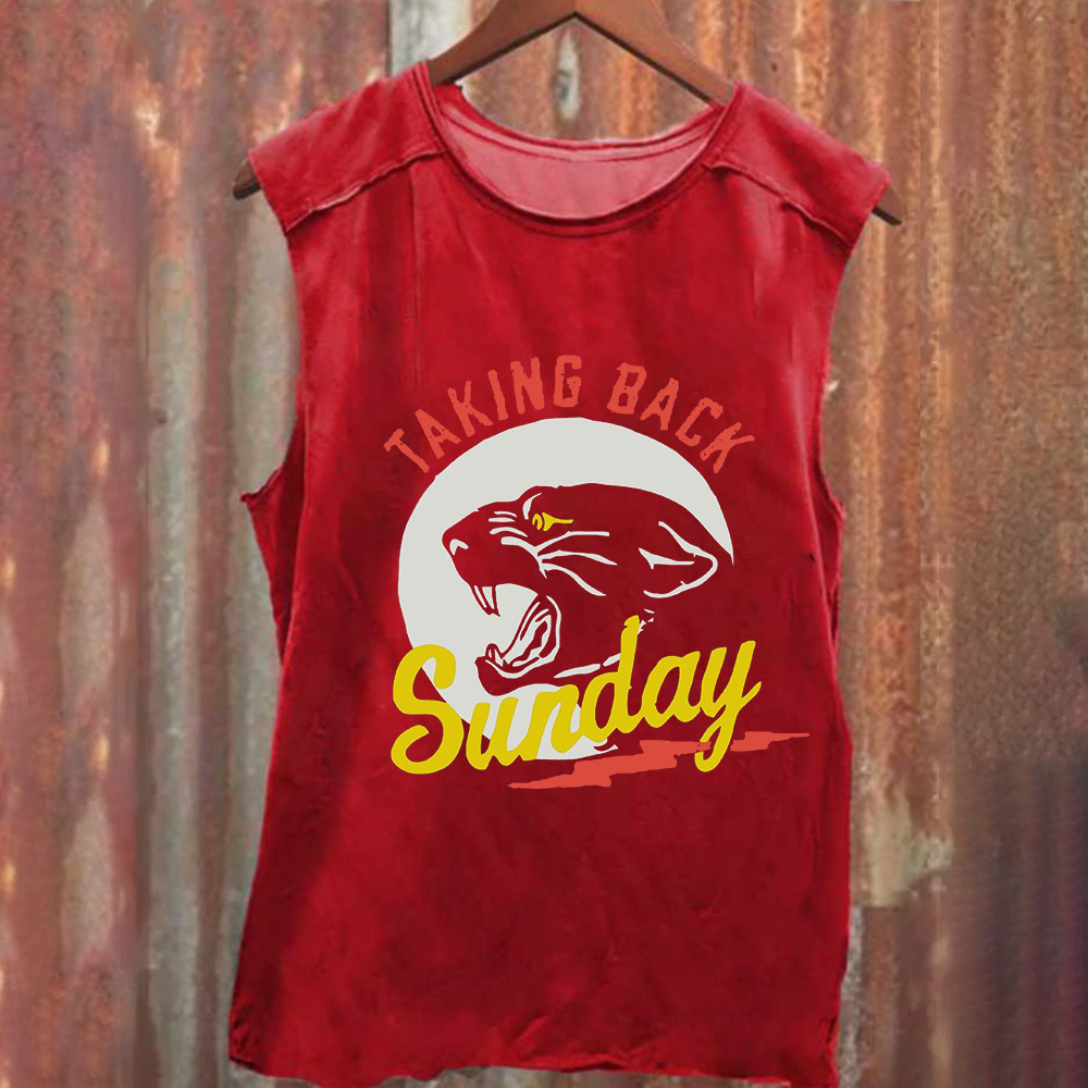 Unisex Vintage Taking Back Sunday Band Tank Top