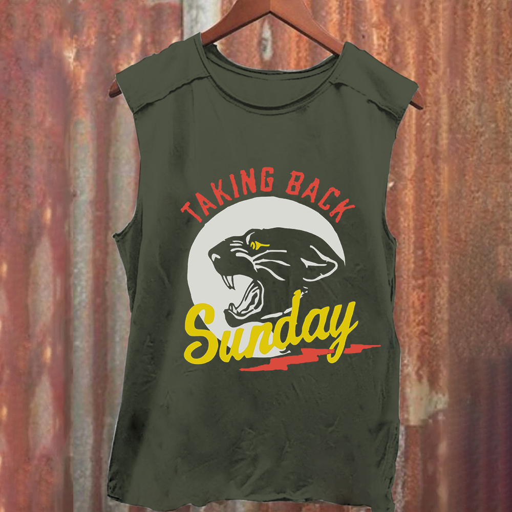 Unisex Vintage Taking Back Sunday Band Tank Top