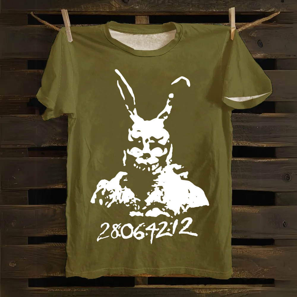 Donnie Darko 28 06 42 12 Frank Bunny Rabbit Cotton T-Shirt