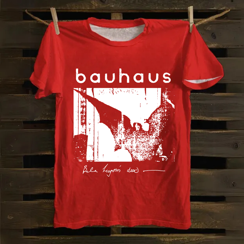 Unisex cotton Bauhaus Rock Band T-Shirt