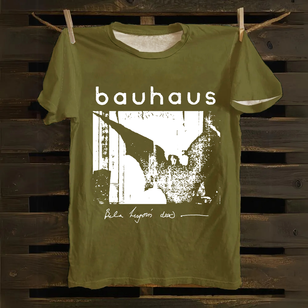 Unisex cotton Bauhaus Rock Band T-Shirt