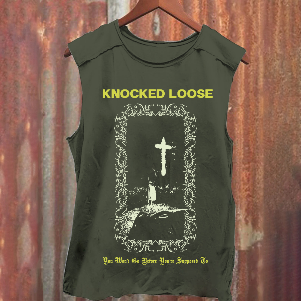 Unisex Vintage Knocked Loose Band tank Top