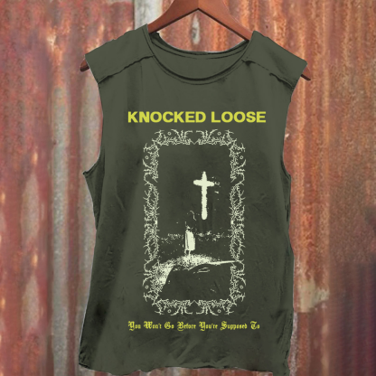Unisex Vintage Knocked Loose Band tank Top