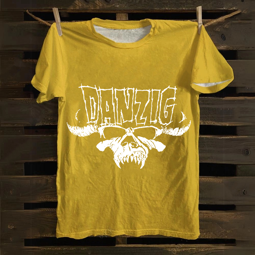 Unisex Vintage DANZIG cotton T-Shirt