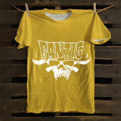 Unisex Vintage DANZIG cotton T-Shirt
