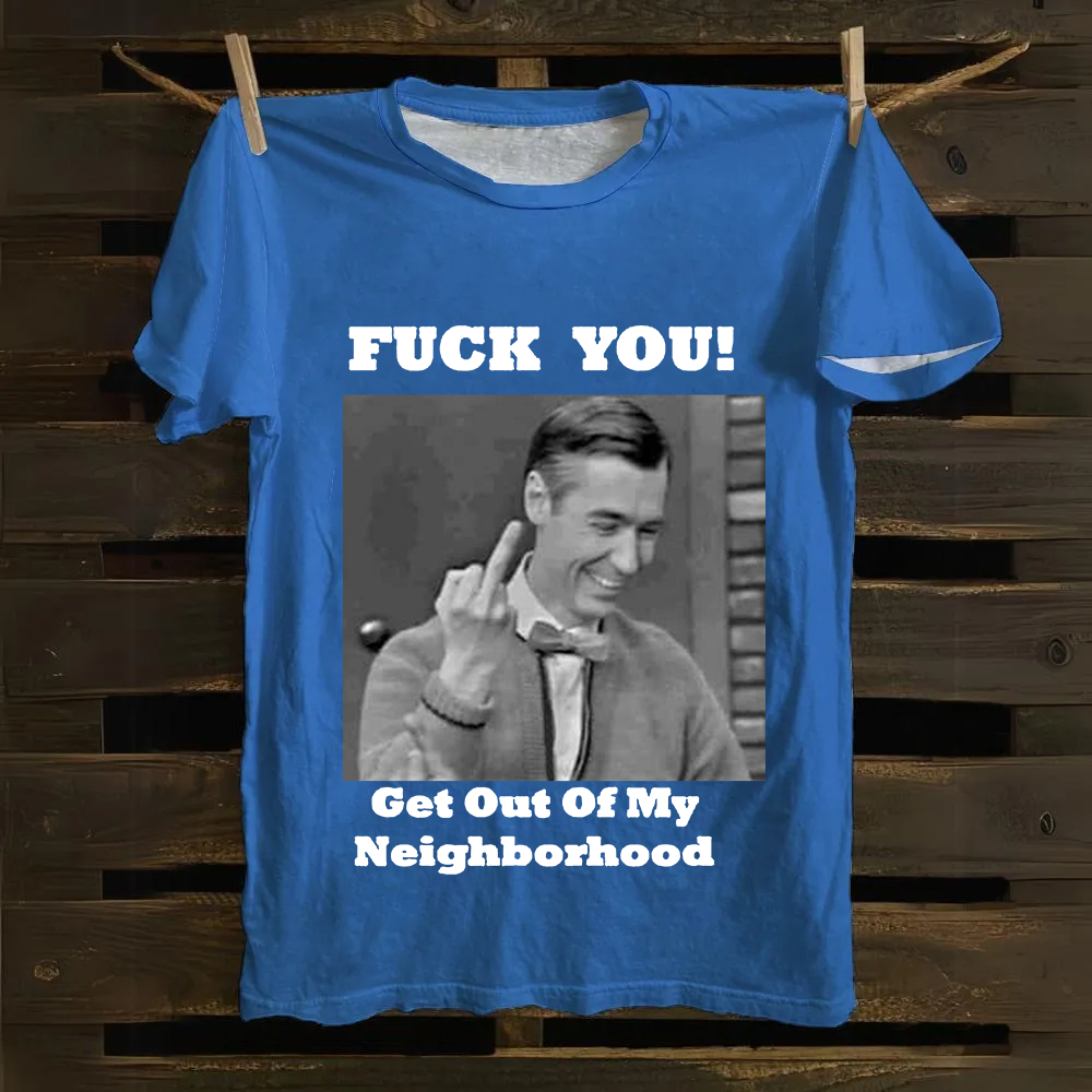 Fuck You Print Casual cotton T-Shirt