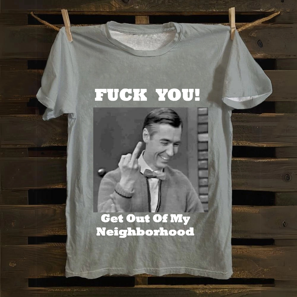 Fuck You Print Casual cotton T-Shirt
