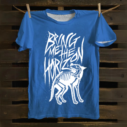 Unisex Vintage Bring Me the Horizon Rock Band cotton T-Shirt
