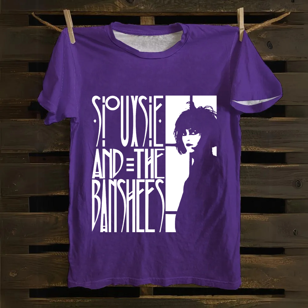 Unisex Vintage Siouxsie and the Banshees cotton T-Shirt