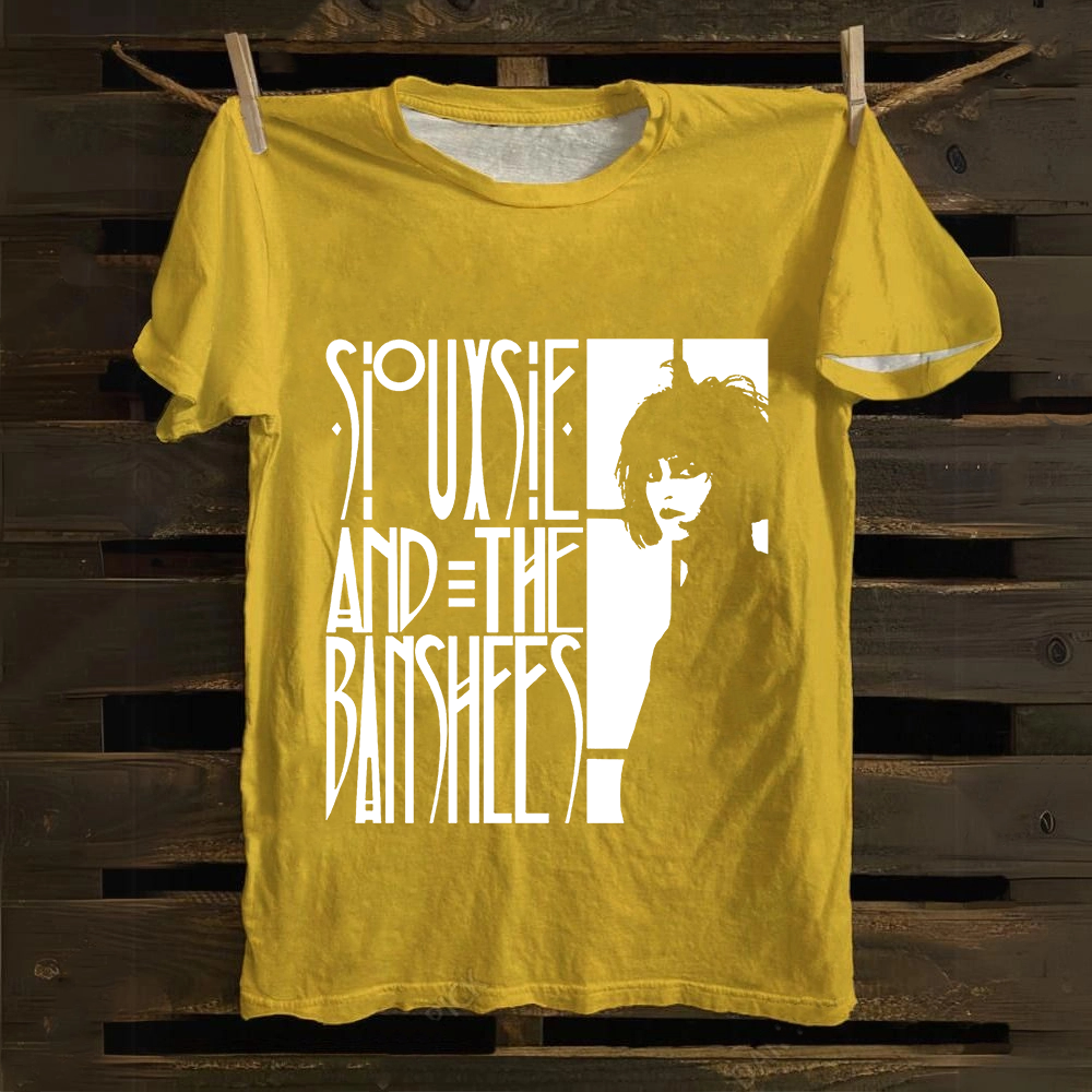Unisex Vintage Siouxsie and the Banshees cotton T-Shirt