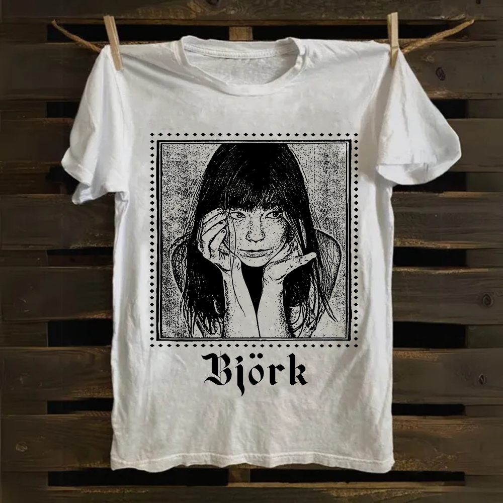 Bj?rk Singer Vintage cotton T-Shirt