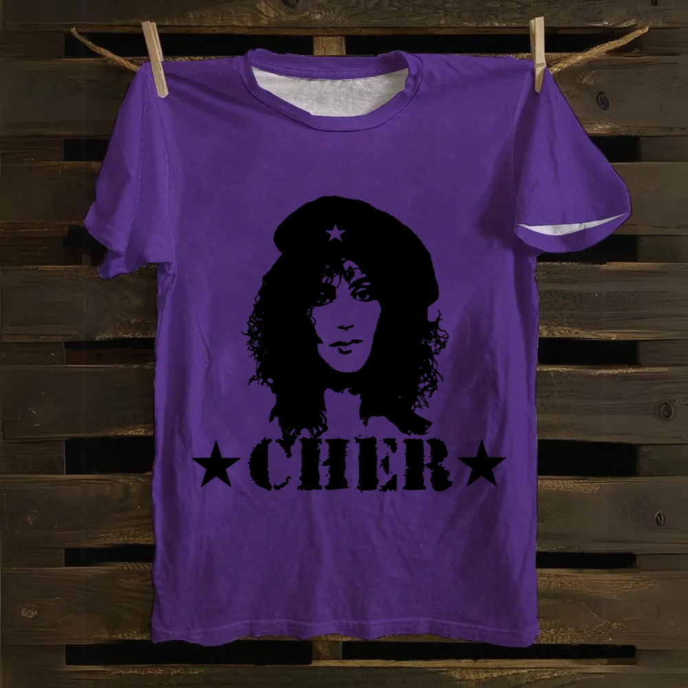 Cher Singer Vintage cotton T-Shirt