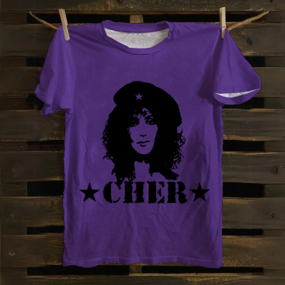 Cher Singer Vintage cotton T-Shirt