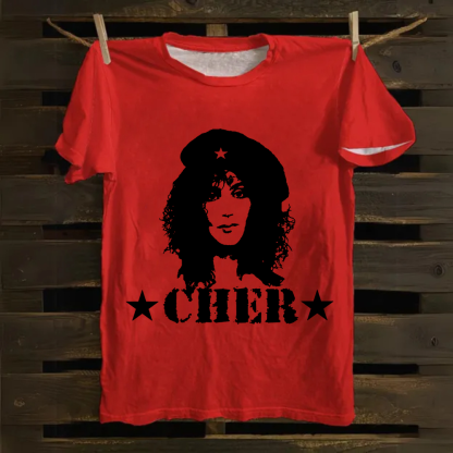 Cher Singer Vintage cotton T-Shirt
