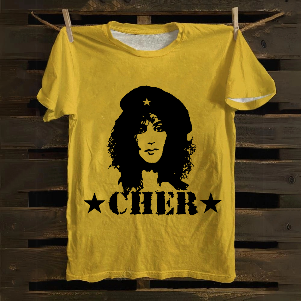 Cher Singer Vintage cotton T-Shirt