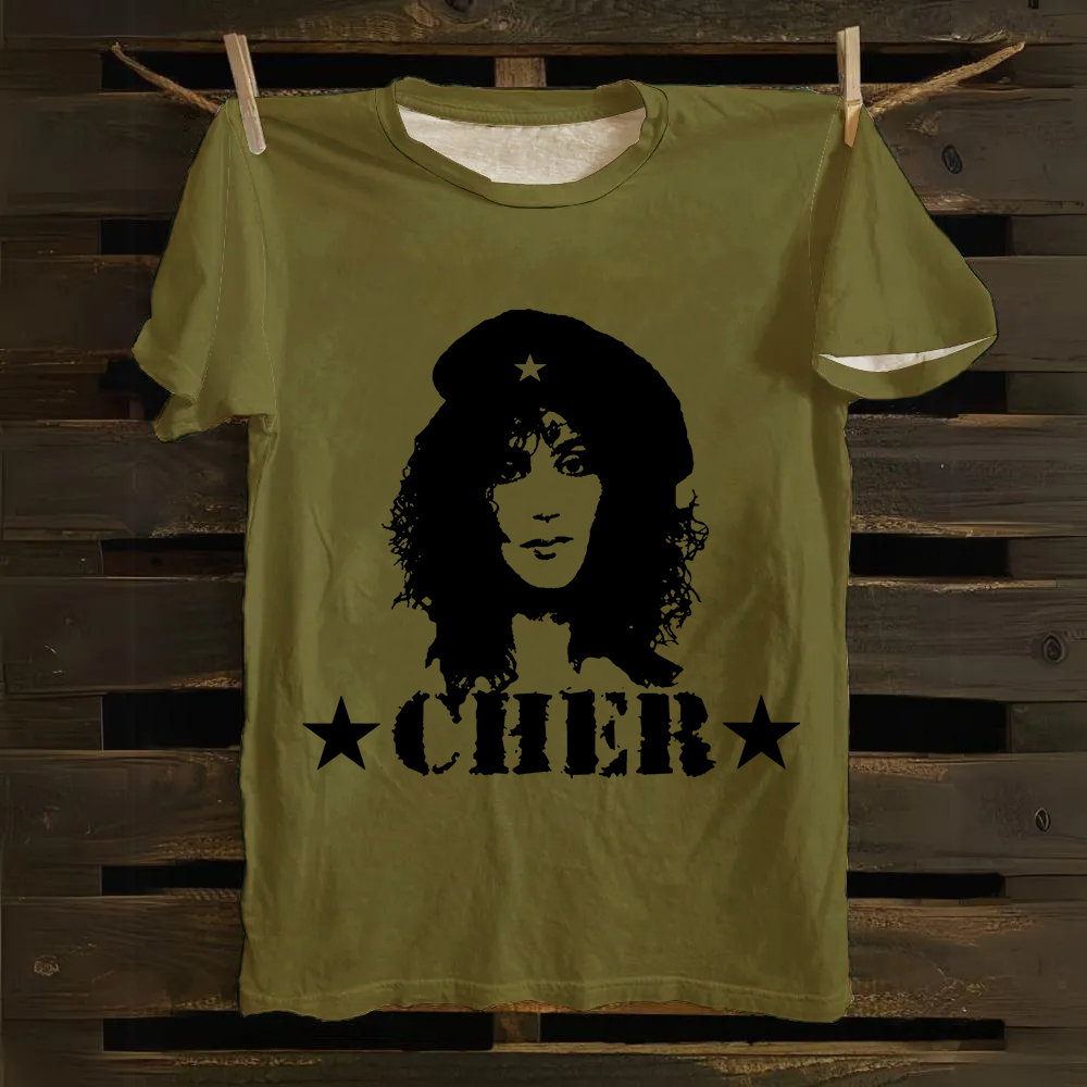 Cher Singer Vintage cotton T-Shirt