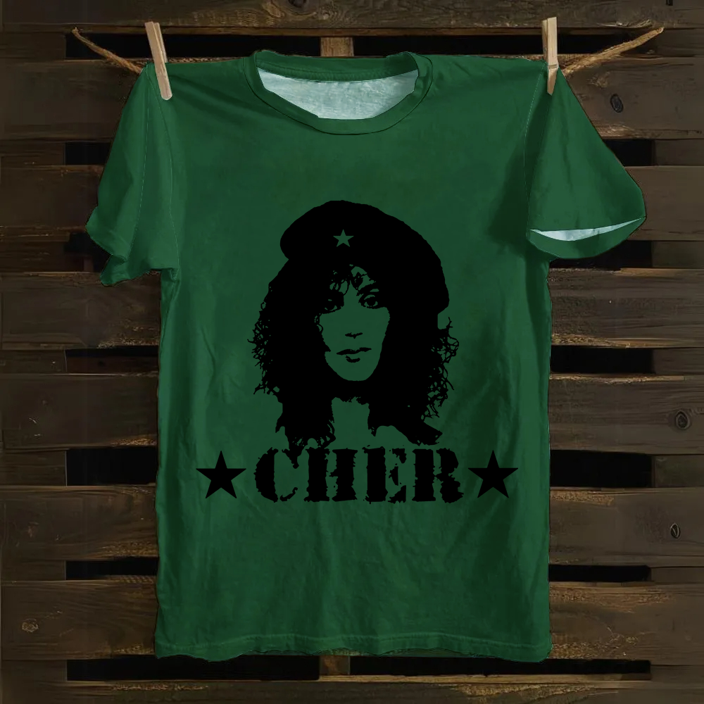 Cher Singer Vintage cotton T-Shirt