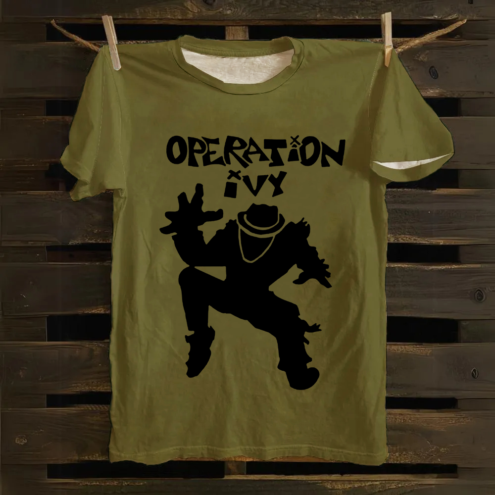 Unisex Vintage Operation Ivy Band cotton T-Shirt