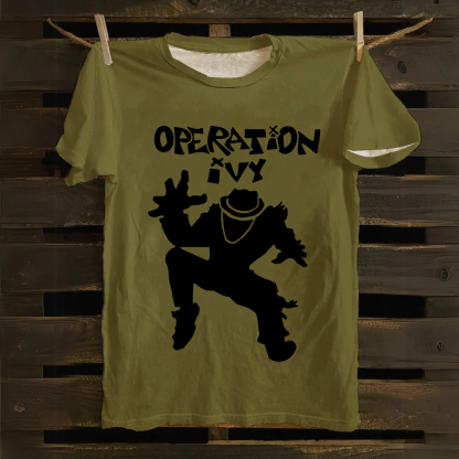 Unisex Vintage Operation Ivy Band cotton T-Shirt