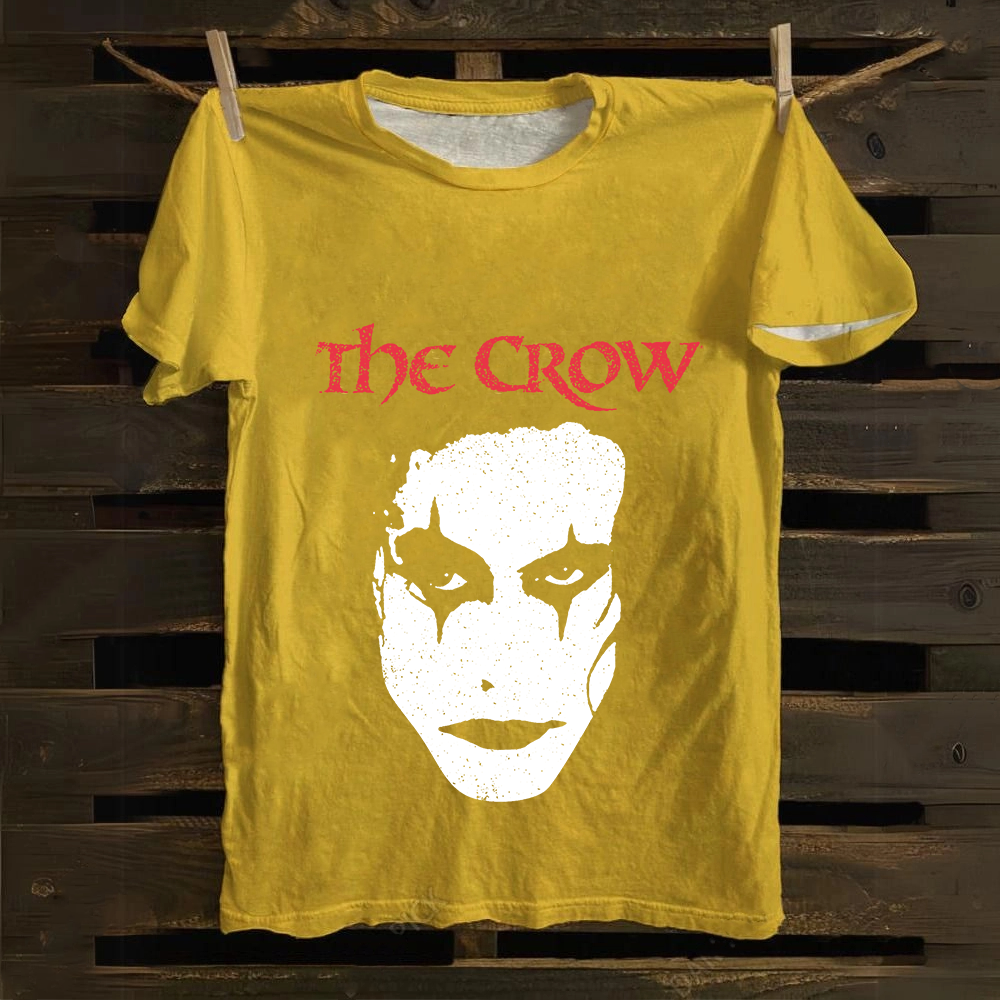 Unisex Vintage The Crow cotton T-Shirt