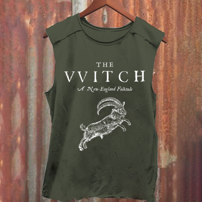 Unisex Vintage The Witch  tank Top