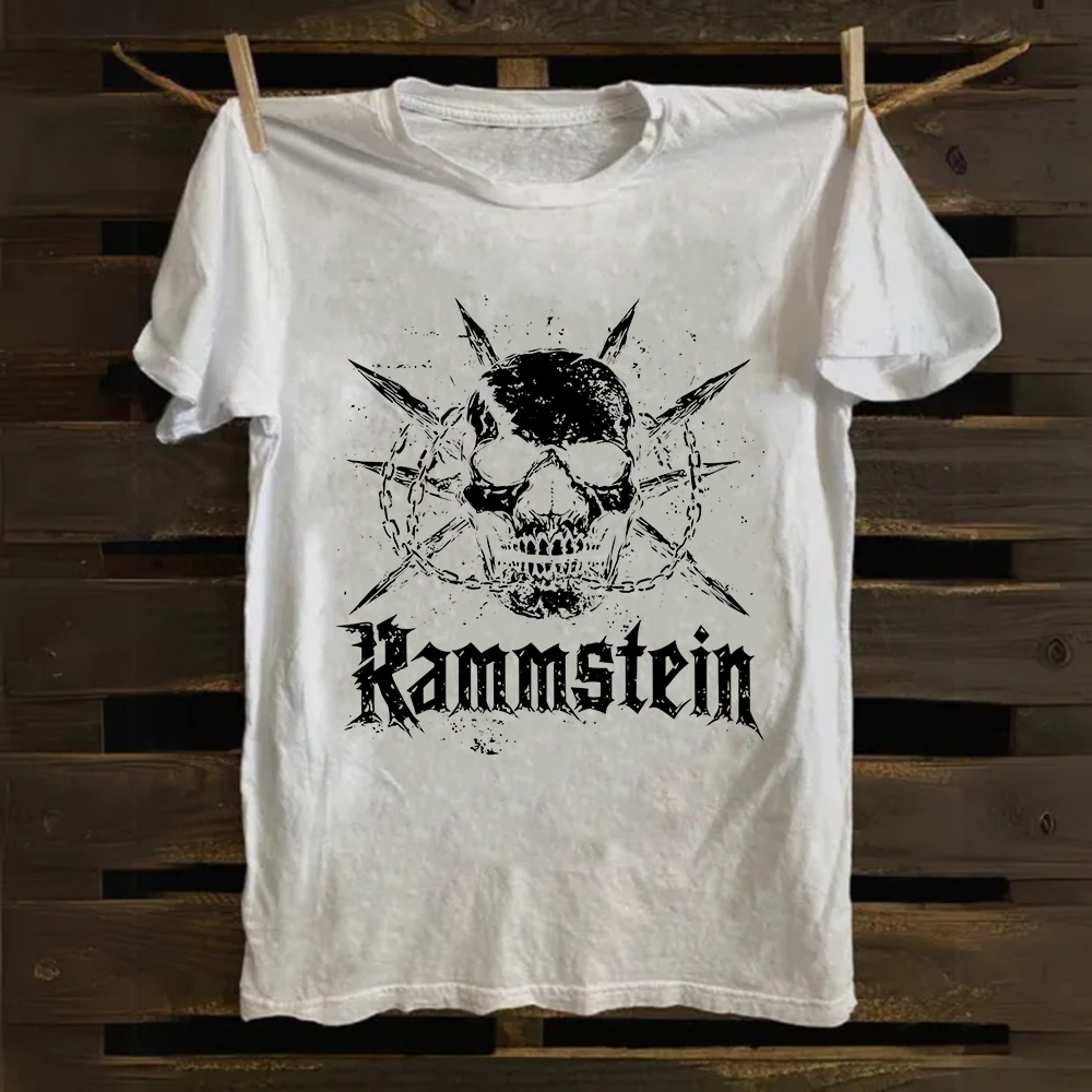 Rammstein Rock Band Vintage cotton T-Shirt