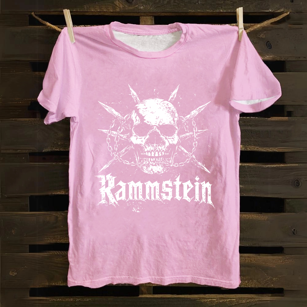 Rammstein Rock Band Vintage cotton T-Shirt