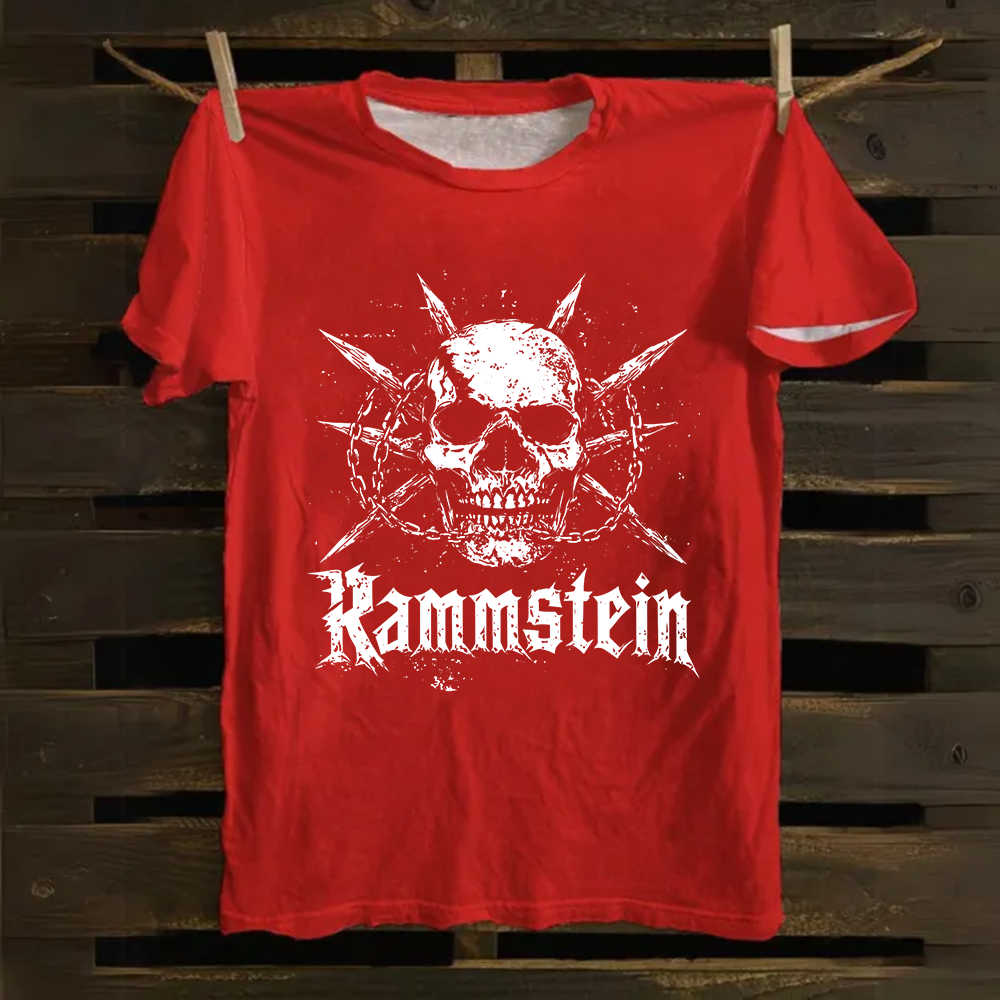 Rammstein Rock Band Vintage cotton T-Shirt