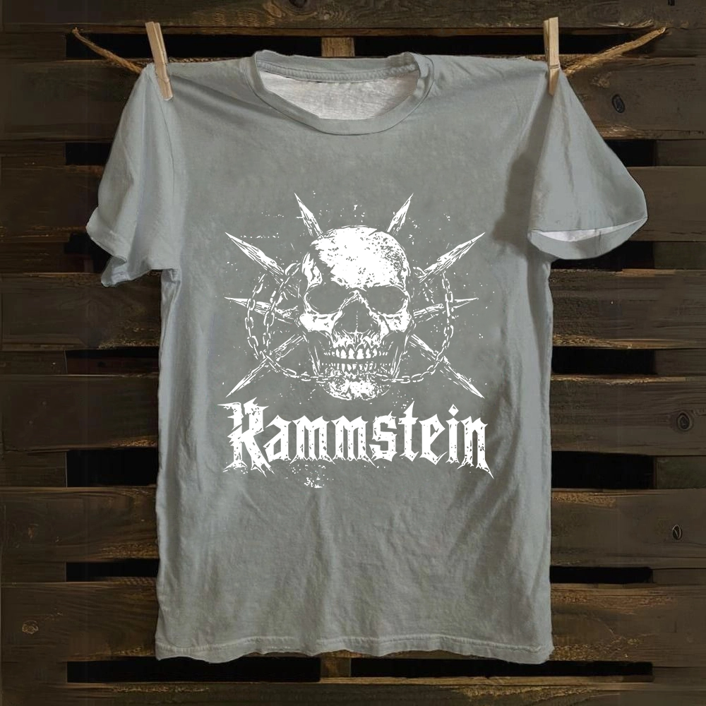 Rammstein Rock Band Vintage cotton T-Shirt