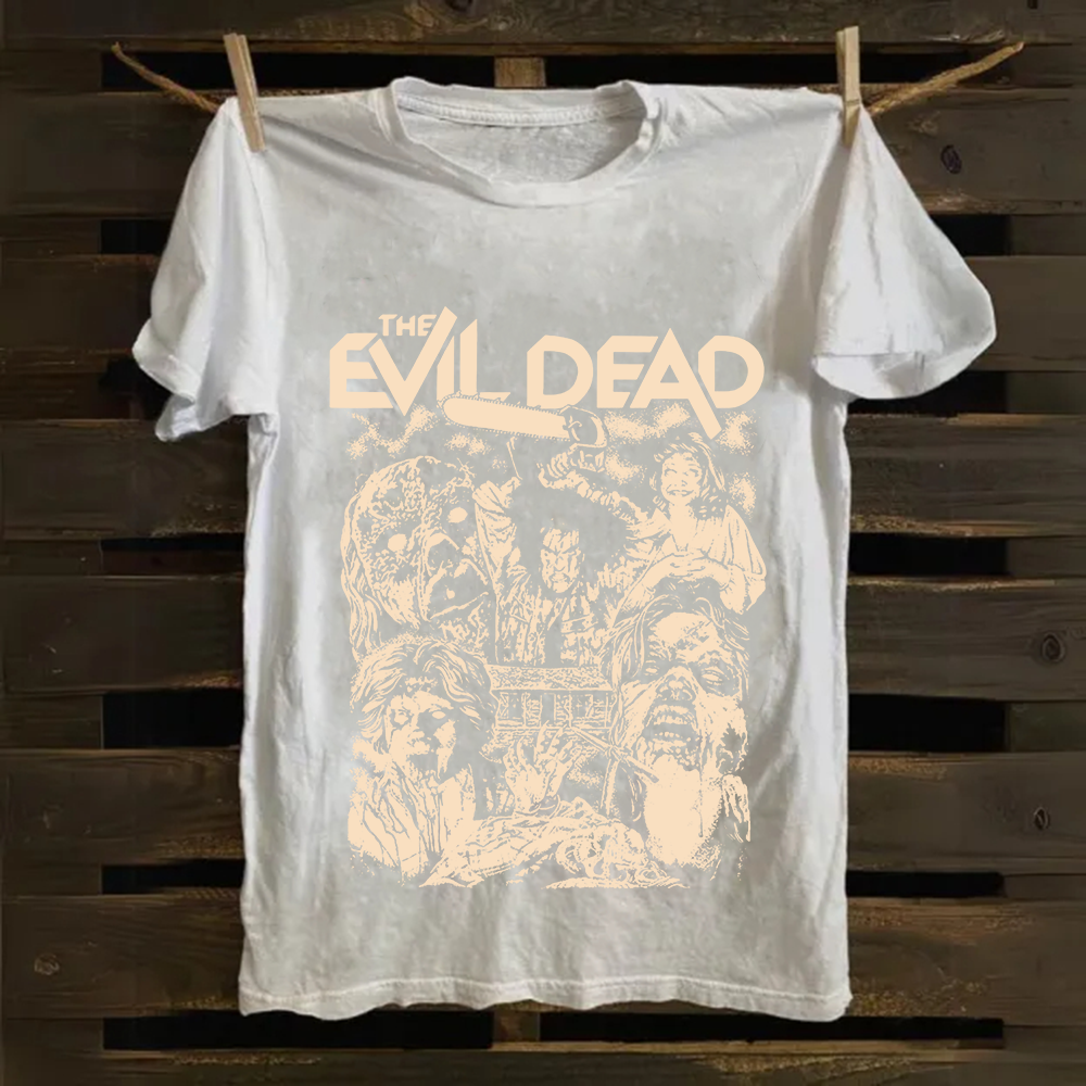 Unisex Vintage Evil Dead cotton T-Shirt