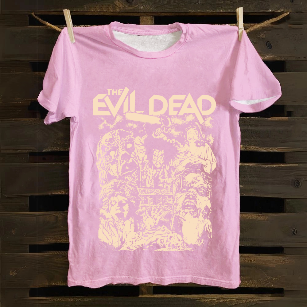 Unisex Vintage Evil Dead cotton T-Shirt