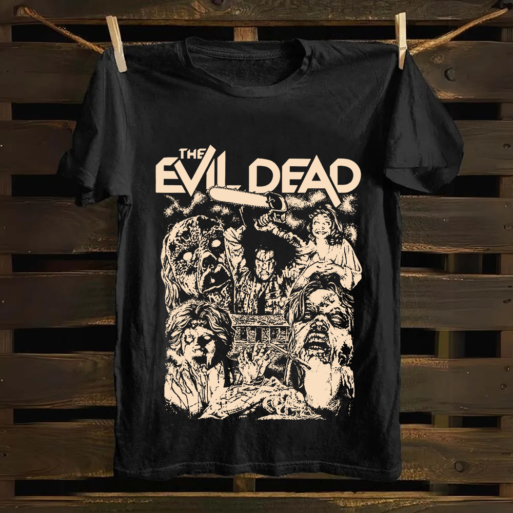 Unisex Vintage Evil Dead cotton T-Shirt