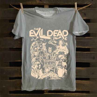 Unisex Vintage Evil Dead cotton T-Shirt