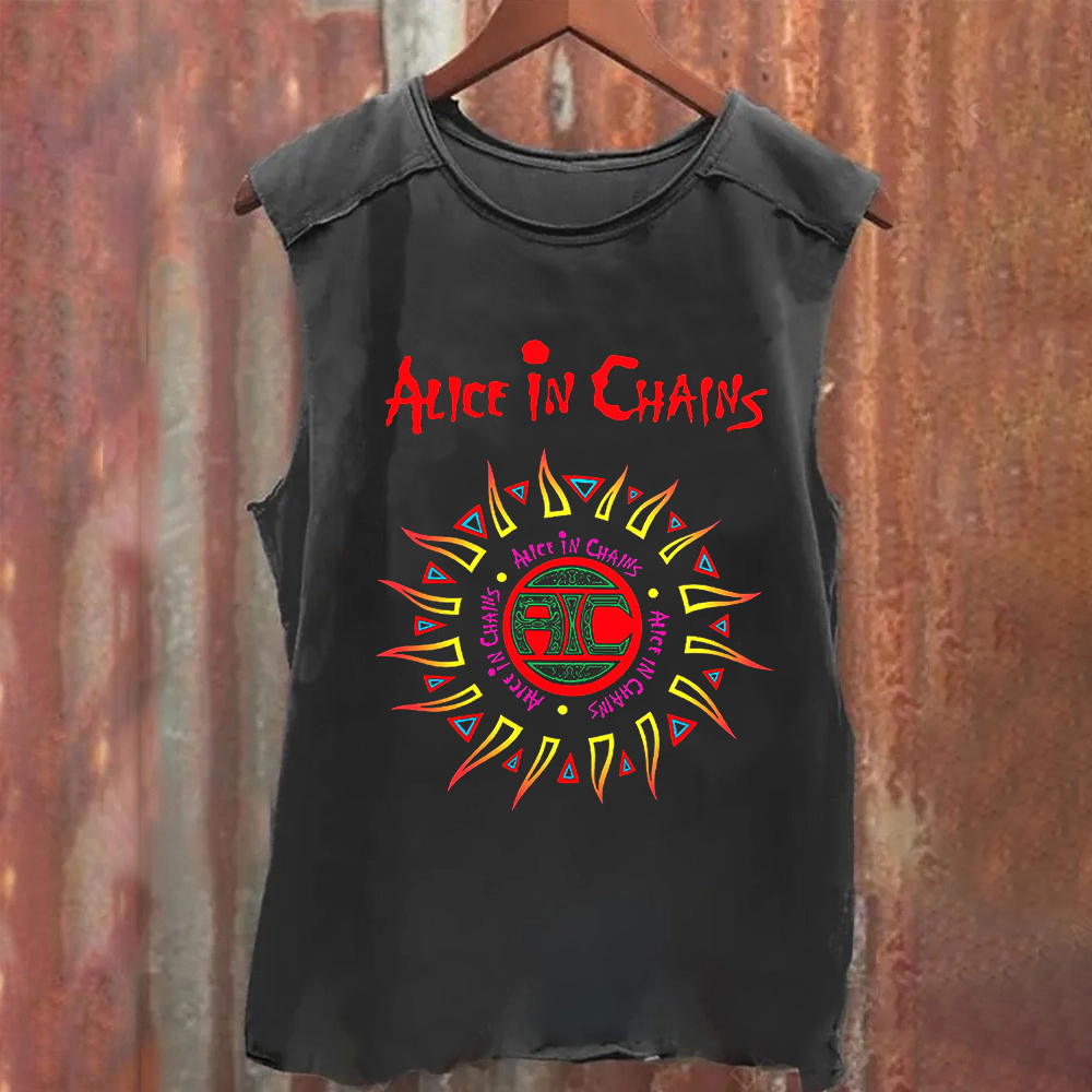 Unisex Vintage Alice in Chains tank Top