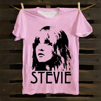 Stevie Nicks Singer Vintage cotton T-Shirt