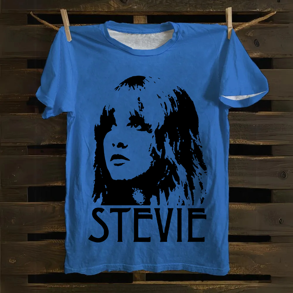 Stevie Nicks Singer Vintage cotton T-Shirt