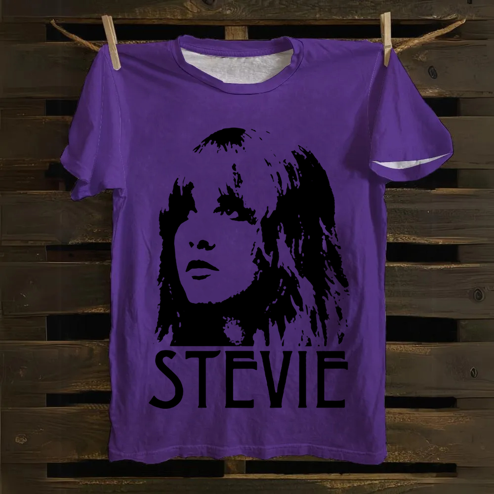 Stevie Nicks Singer Vintage cotton T-Shirt