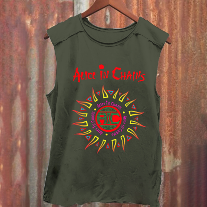 Unisex Vintage Alice in Chains tank Top