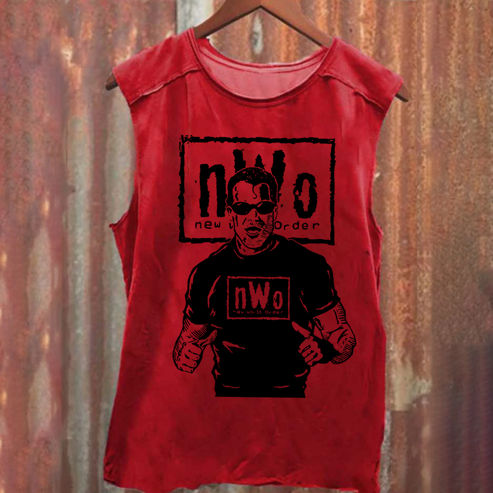 Wrestling Washed New World Order WWE Tank Top