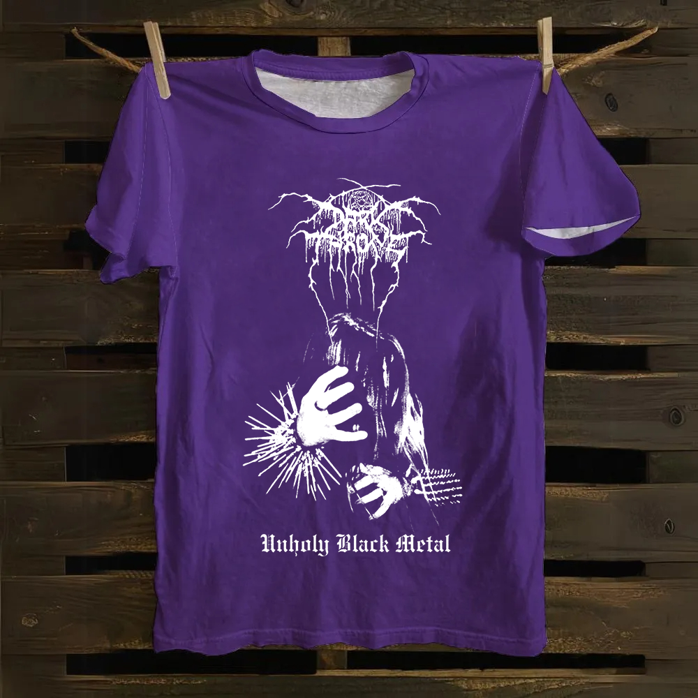Unisex Vintage Darkthrone cotton T-Shirt