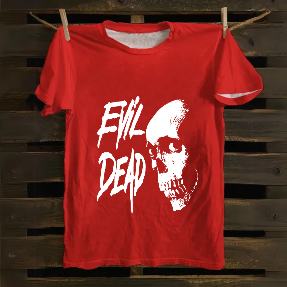Unisex VintageEvil Dead cotton T-Shirt