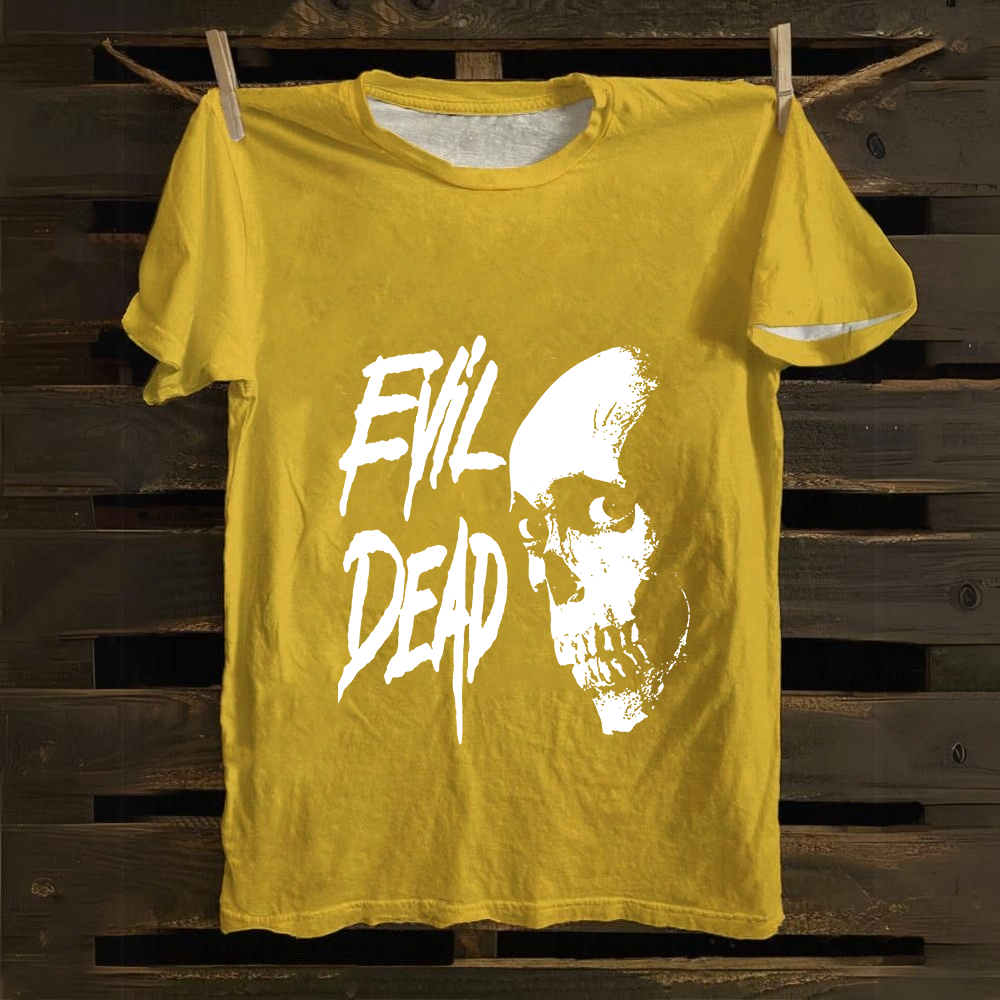 Unisex VintageEvil Dead cotton T-Shirt