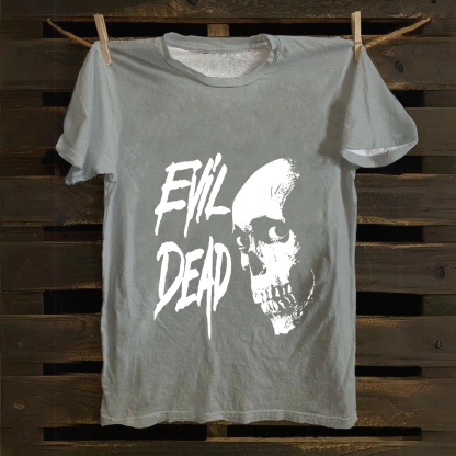 Unisex VintageEvil Dead cotton T-Shirt