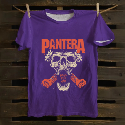 Unisex Vintage Pantera cotton T-Shirt