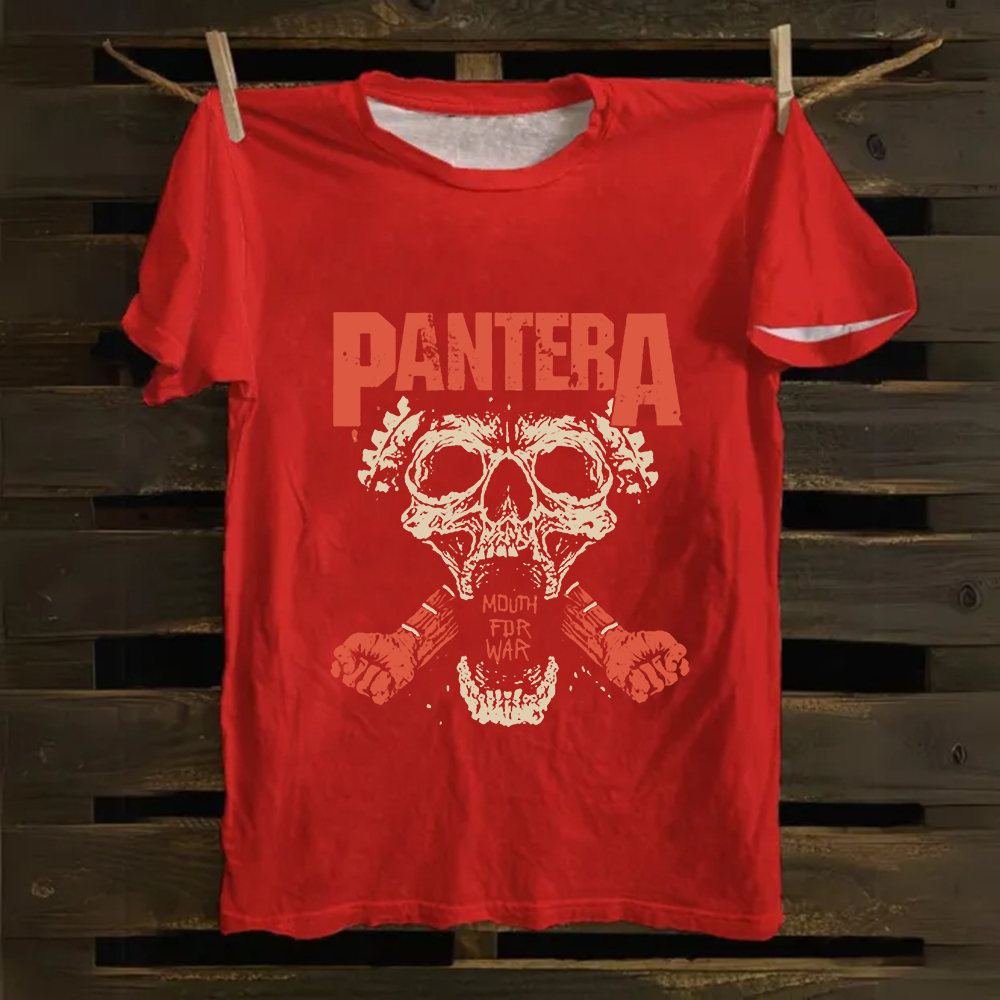 Unisex Vintage Pantera cotton T-Shirt