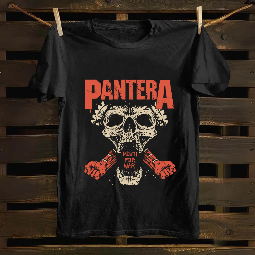 Unisex Vintage Pantera cotton T-Shirt
