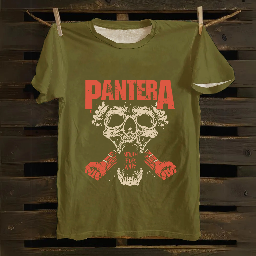 Unisex Vintage Pantera cotton T-Shirt