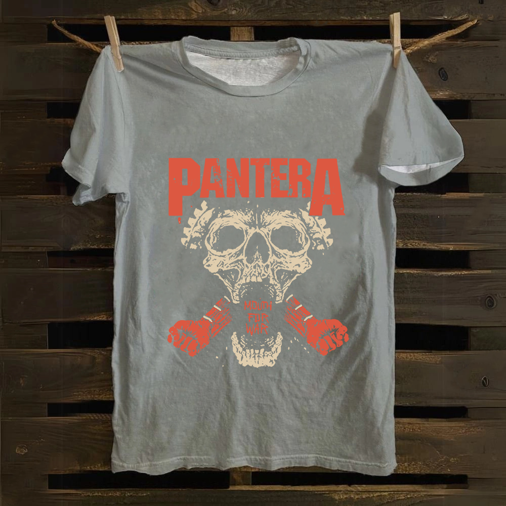 Unisex Vintage Pantera cotton T-Shirt