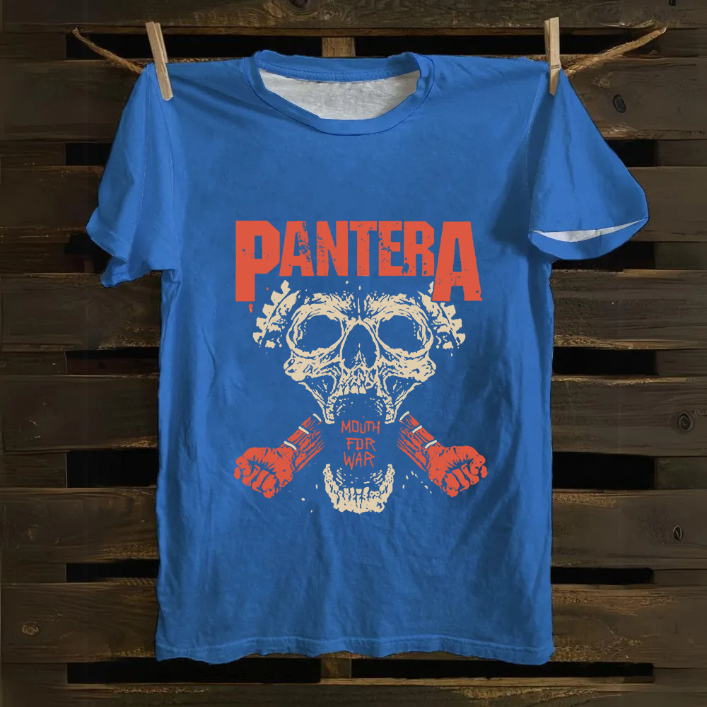 Unisex Vintage Pantera cotton T-Shirt