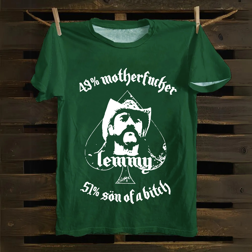  Motörhead Vintage Lemmy Motorhead cotton T-Shirt